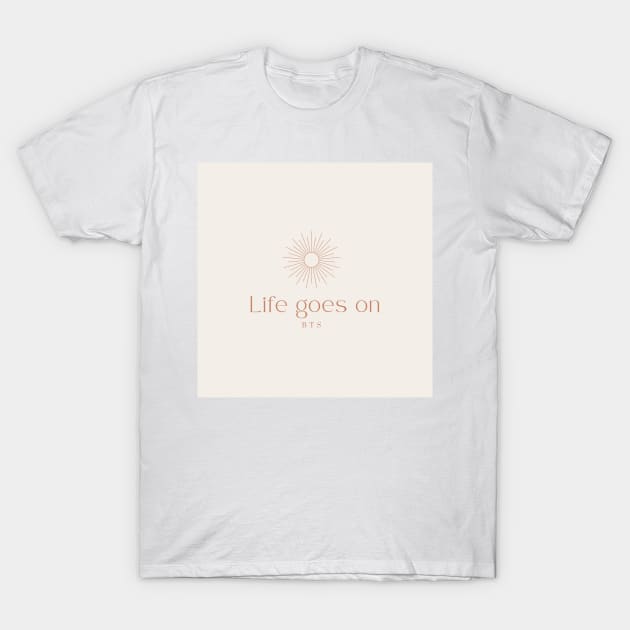 BTS life goes on T-Shirt by little-axii